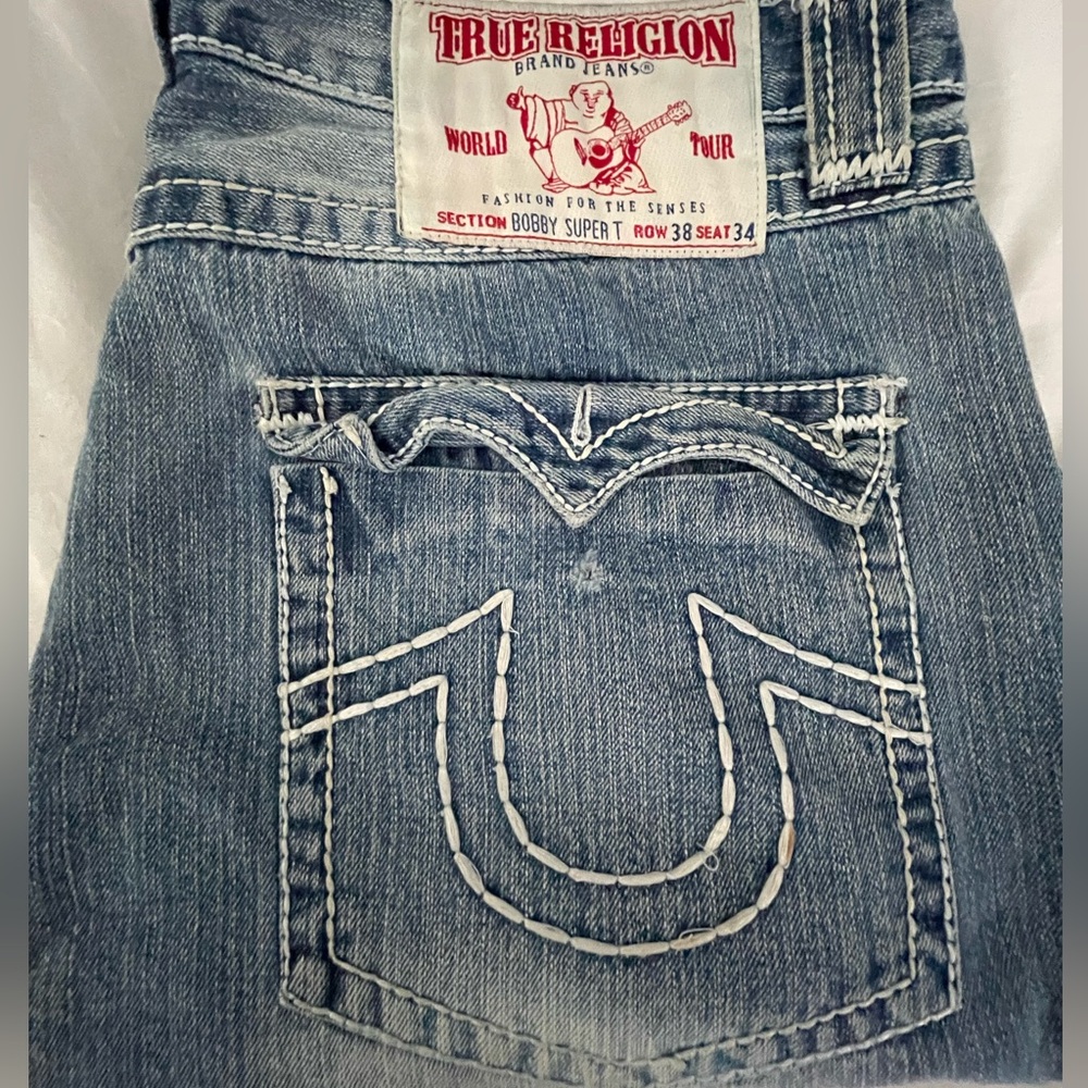 True Religion Light Blue Denim Jeans